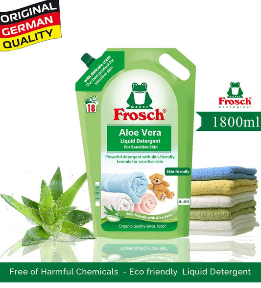 Frosch Aloe Vera Liquid Detergent 1.8L Detergent Frosch