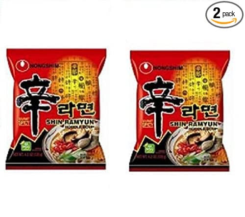 Nongshim Shin Ramyun Instant Noodles 120Gm (Pack Of 2) Vegetarian