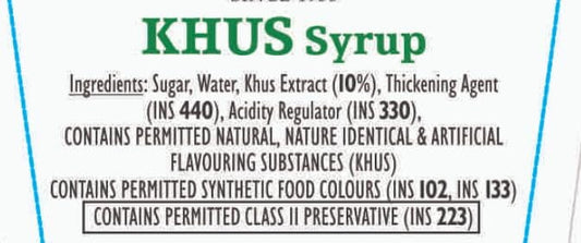 Malas Khus Syrup 750ml Pet Bottle SYRUP 750ml Mala's