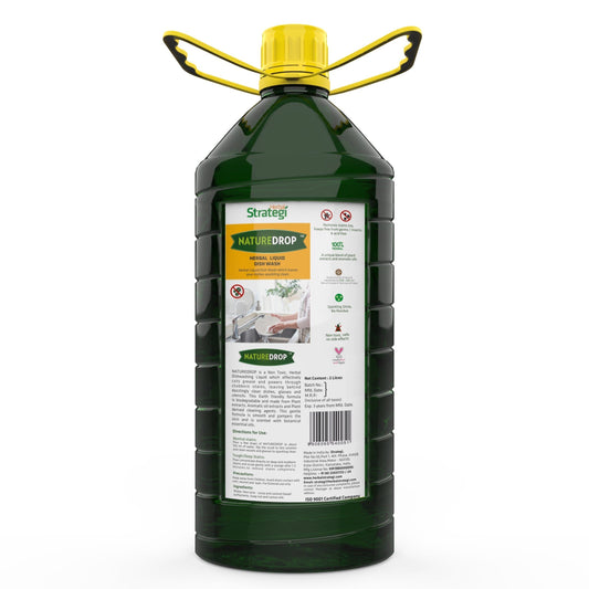 Herbal Strategi Dishwash Liquid 2L Cleaner Herbal Strategi