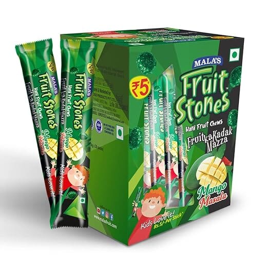 MALA's MANGO MASALA FRUITSTONE 720 GM FRUITSTONE Mala's