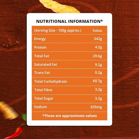 Kab's Jackpot Schezwan Chilli Sticks 80 gm