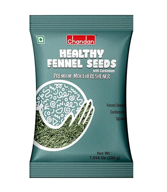 CHANDAN Mouth Freshener HEALTHY FEENEL SEEDS WITH CARDAMOM Mukhwas 200gm