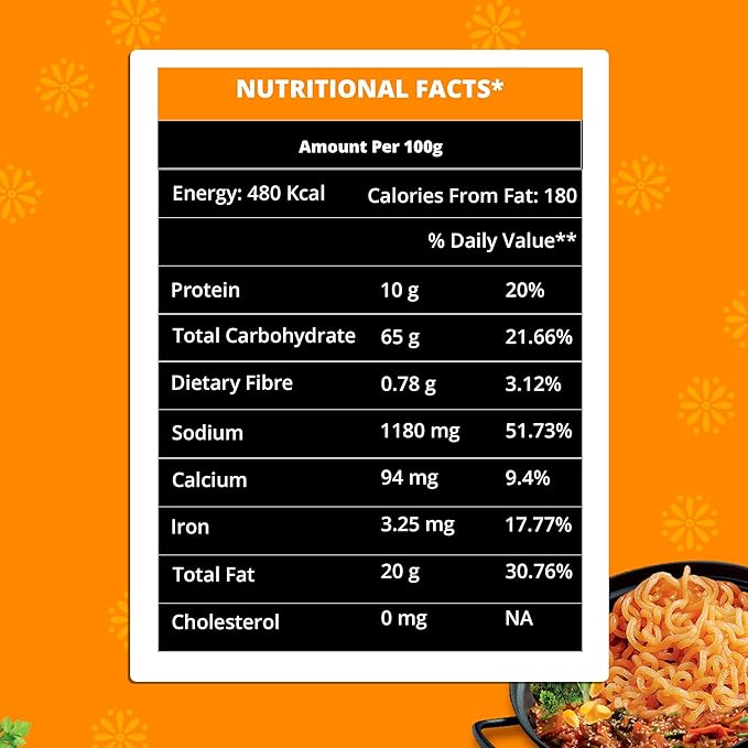 Kab's Jackpot Schezwan Curry Noodles, 3.53 oz ℮ 100 g