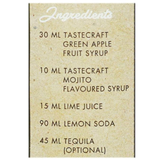 Tastecraft Green Apple Fruit Syrup 750ml
