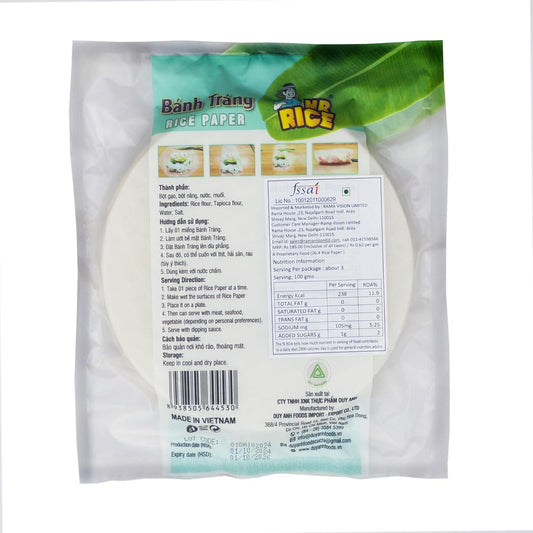 Mr Rice Fresh Roll Rice Paper 16cm (300gm)