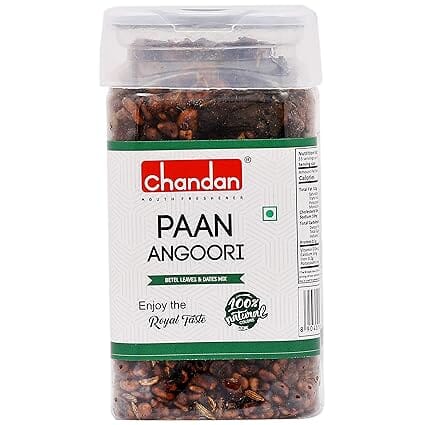 Chandan Mouth Freshener Paan Angoori Meetha Paan, 3.53 oz / 100 g Mukhwas - Mouth Freshner Chandan
