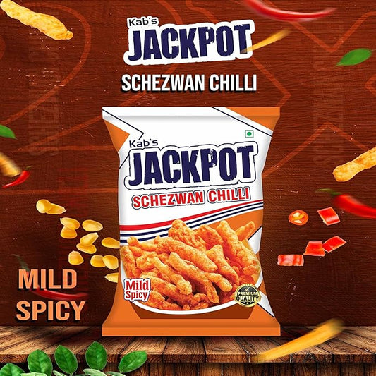 Kab's Jackpot Schezwan Chilli Sticks 80 gm