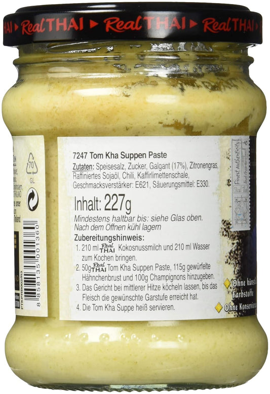 Real THAI Original Thai Cuisine Tom Kha Soup Paste, 8 oz ℮ 227 g