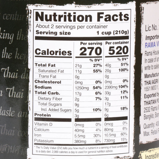 Real Thai Red Curry Can 400 gm Tin Can