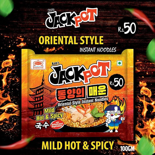 Kab's Jackpot Oriental Style Instant Noodles 100gms