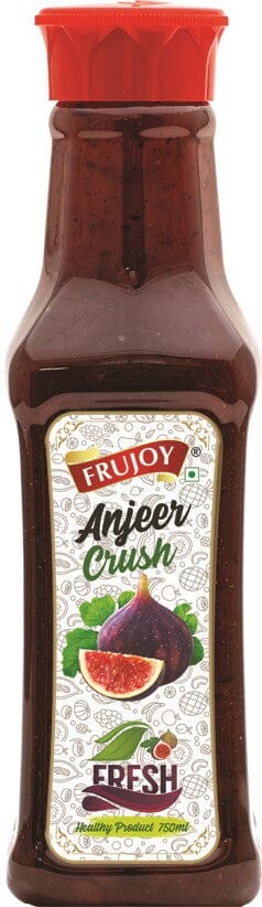 Frujoy Anjeer Crush 750ml | For Fruit Mocktail | Cocktail | Cake | Baking Essentials | Juices | Beverages