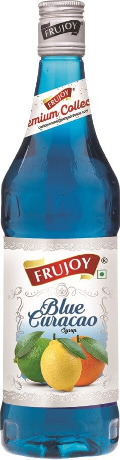 Frujoy Blue Curacao Syrup 750ML | Fruit Mocktail | Cocktail | Blue Lagoon | Cool Blue Crush Frujoy