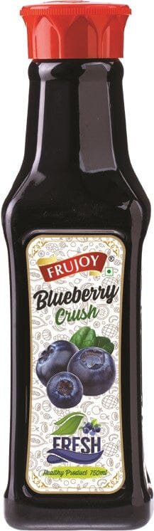 Frujoy Blue Berry Crush 750ml | For Fruit Mocktail | Cocktail | Cake | Baking Essentials Crush Frujoy