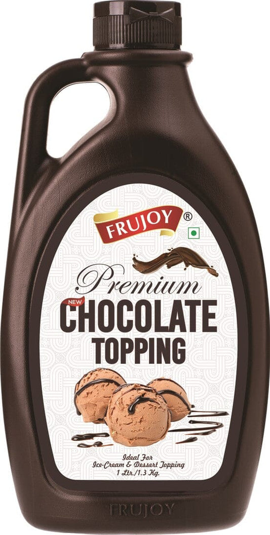 Frujoy Chocolate 1L | Syrup | Topping | For Milk Shakes | Juices | Sharbat | Baking Essentials | Beverages Crush Frujoy