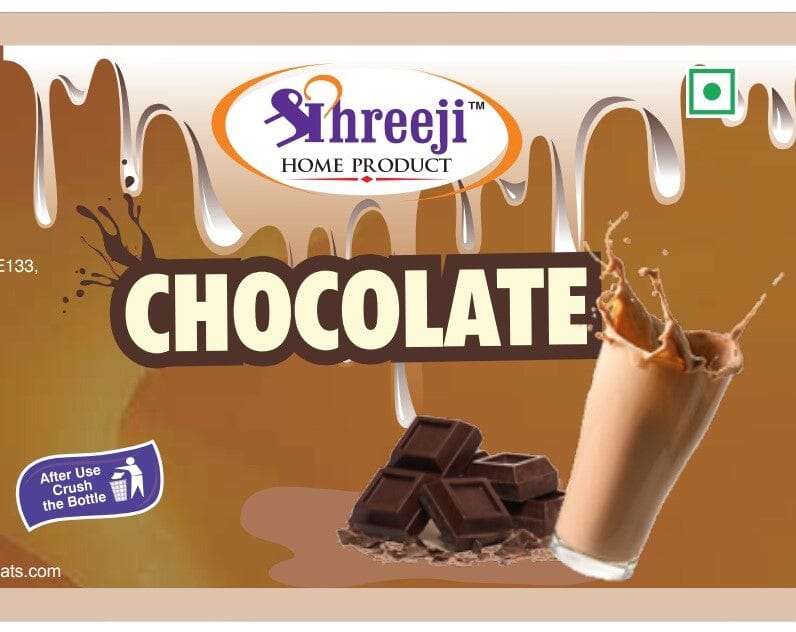 Shreeji Chocolate Syrup Mix with Milk for Making Juice 750 ml Syrup Shreeji