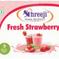Shreeji Fresh Strawberry Syrup Mix With Milk For Making Juice 750 ml Syrup Shreeji