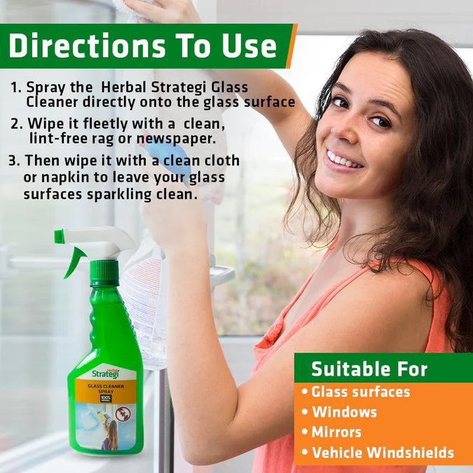 Herbal Strategi Glass Cleaner 2L Cleaner Herbal Strategi