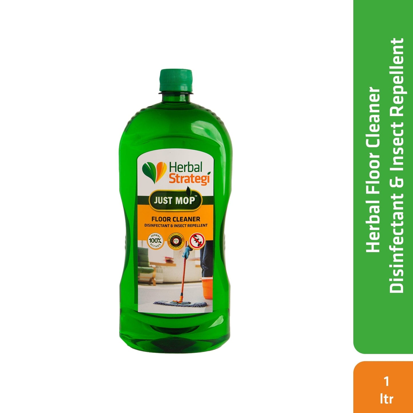 Herbal Strategi Floor Cleaner Disinfectant and Insect Repellent 1L Cleaner Herbal Strategi