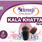 Shreeji Kala Khatta Syrup Mix with Water / Soda for Making Juice 750 ml Syrup Shreeji
