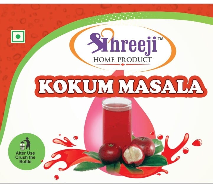 Shreeji Kokam Masala Syrup Mix with Water / Soda for Making Juice 750 ml Syrup Shreeji
