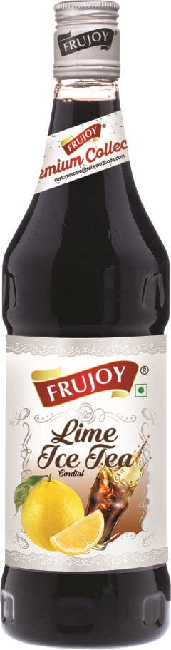 Frujoy Lime Ice Tea 750ml | For Drinks Juices | Fruit Mocktail | Cocktail | Sharbat | Baking Essentials | Beverages Crush Frujoy