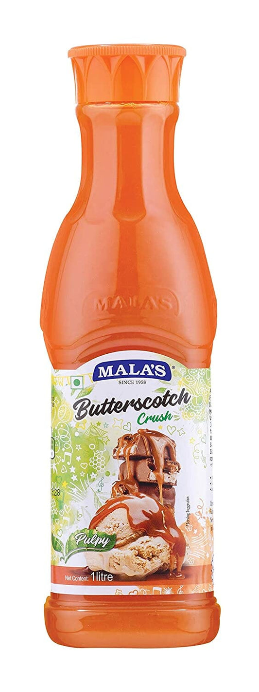 Mala's Butter Scotch Crush 1000ML Crush Mala's