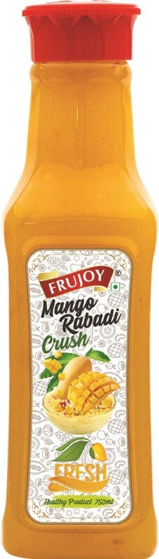 Frujoy Mango Rabadi Crush 750ml | For Fruit Mocktail | Cocktail | Cake | Baking Essentials | Juices | Beverages Crush Frujoy