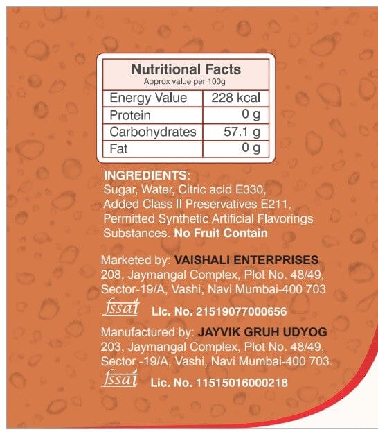 Shreeji Masala Soda Syrup Mix with Water / Soda for Making Juice 750 ml Syrup Shreeji