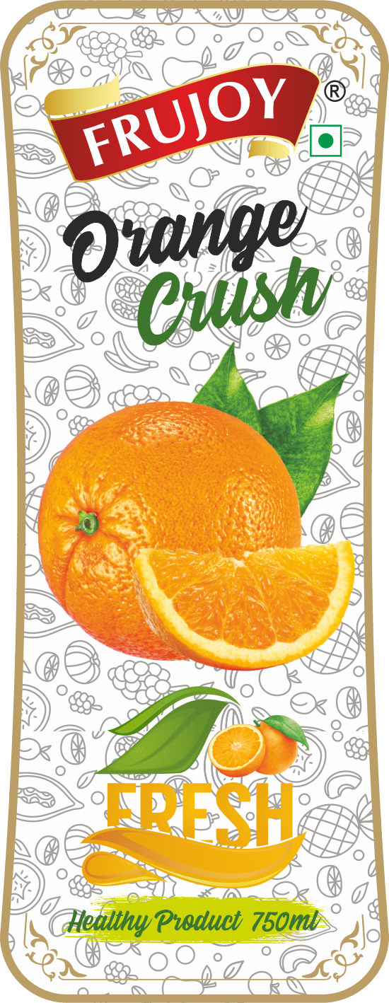 Frujoy Orange Crush 750ml | For Fruit Mocktail | Cocktail | Cake | Baking Essentials | Juices | Beverages Crush Frujoy