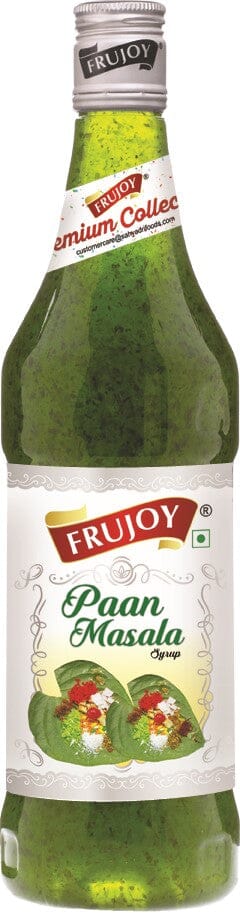 Frujoy Paan Masala 750ml | For Drinks Juices | Fruit Mocktail | Cocktail | Sharbat | Baking Essentials | Beverages Crush Frujoy