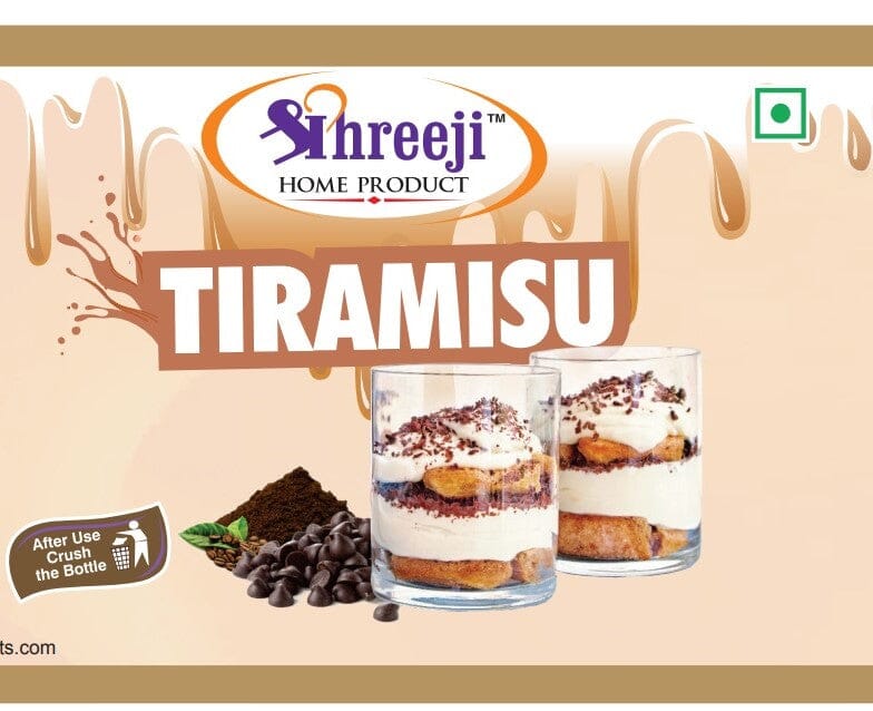 Shreeji Tiramisu Syrup Mix With Milk For Making Milkshake 750 ml Syrup Shreeji