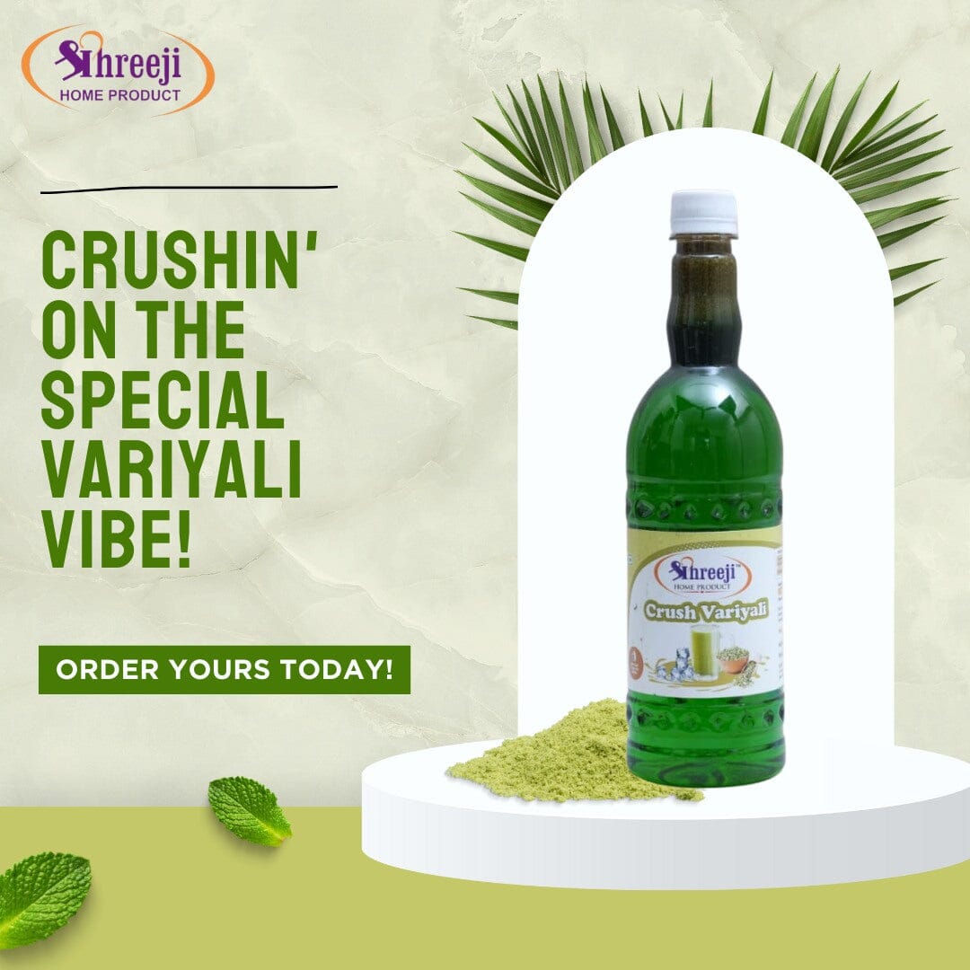 Shreeji Variali Syrup Mix with Water / Milk for Making Juice 750 ml Syrup Shreeji