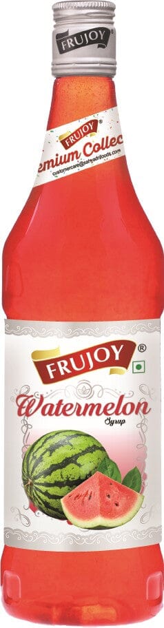 Frujoy Watermelon Syrup 750ml | For Fruit Mocktail | Cocktail | Milk Shake| Falooda | Baking Essentials Crush Frujoy