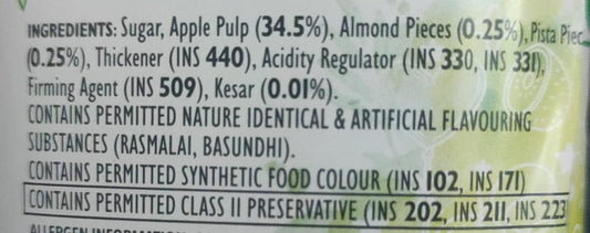 Mala's Rasmalai Crush 750ml, Offwhite Crush Mala's