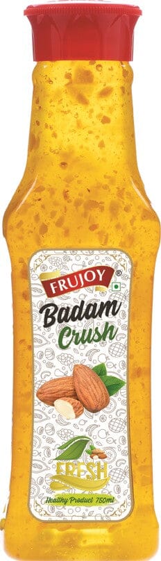 Frujoy Badam Crush 750ml | For Fruit Mocktail | Cocktail | Cake | Baking Essentials | Juices | Beverages Crush Frujoy