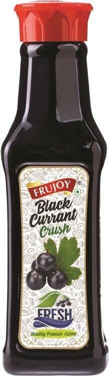 Frujoy Black Currant Crush 750ml | For Fruit Mocktail | Cocktail | Cake | Baking Essentials | Juices | Beverages Crush Frujoy