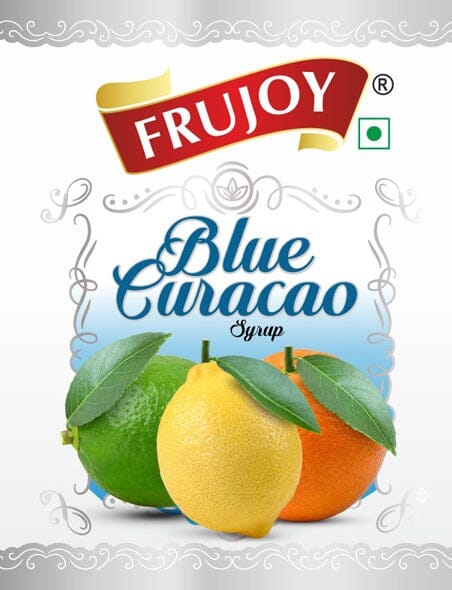 Frujoy Blue Curacao Syrup 750ML | Fruit Mocktail | Cocktail | Blue Lagoon | Cool Blue Crush Frujoy