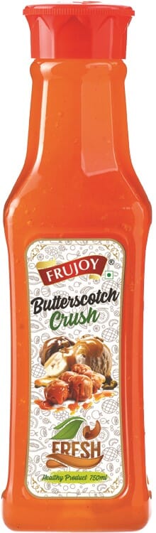 Frujoy Butter Scotch Crush 750ml | For Fruit Mocktail | Cocktail | Cake | Baking Essentials | Juices | Beverages