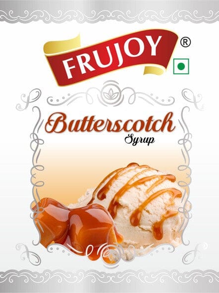Frujoy butter scotch syrup 750ml | For Drinks Juices | Fruit Mocktail | Cocktail | Sharbat | Baking Essentials | Beverages Crush Frujoy