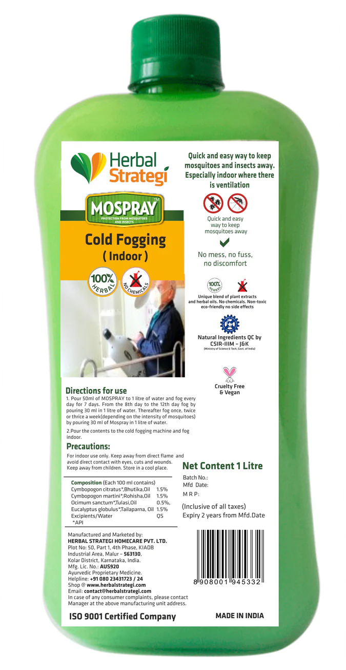 Herbal Strategi Cold Fogging Indoor Liquid 1L Fogging Herbal Strategi