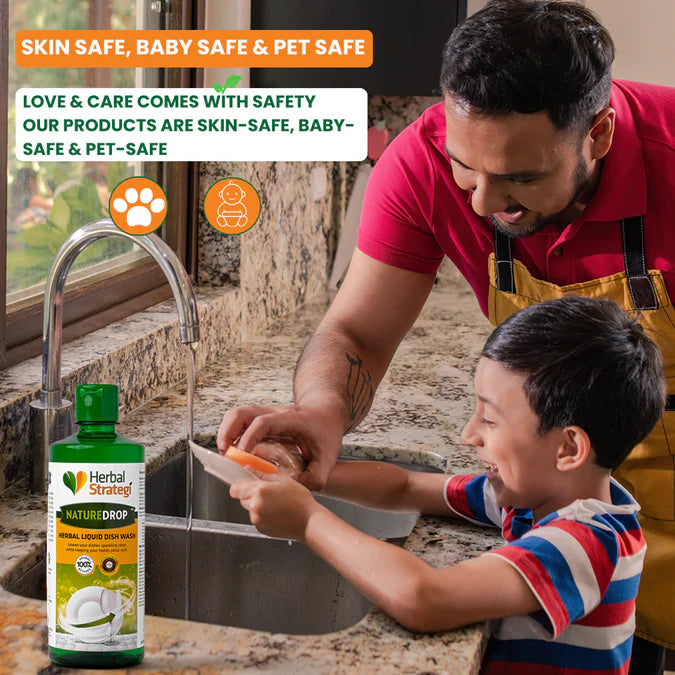 Herbal Strategi Dishwash Liquid 500ML Cleaner Herbal Strategi