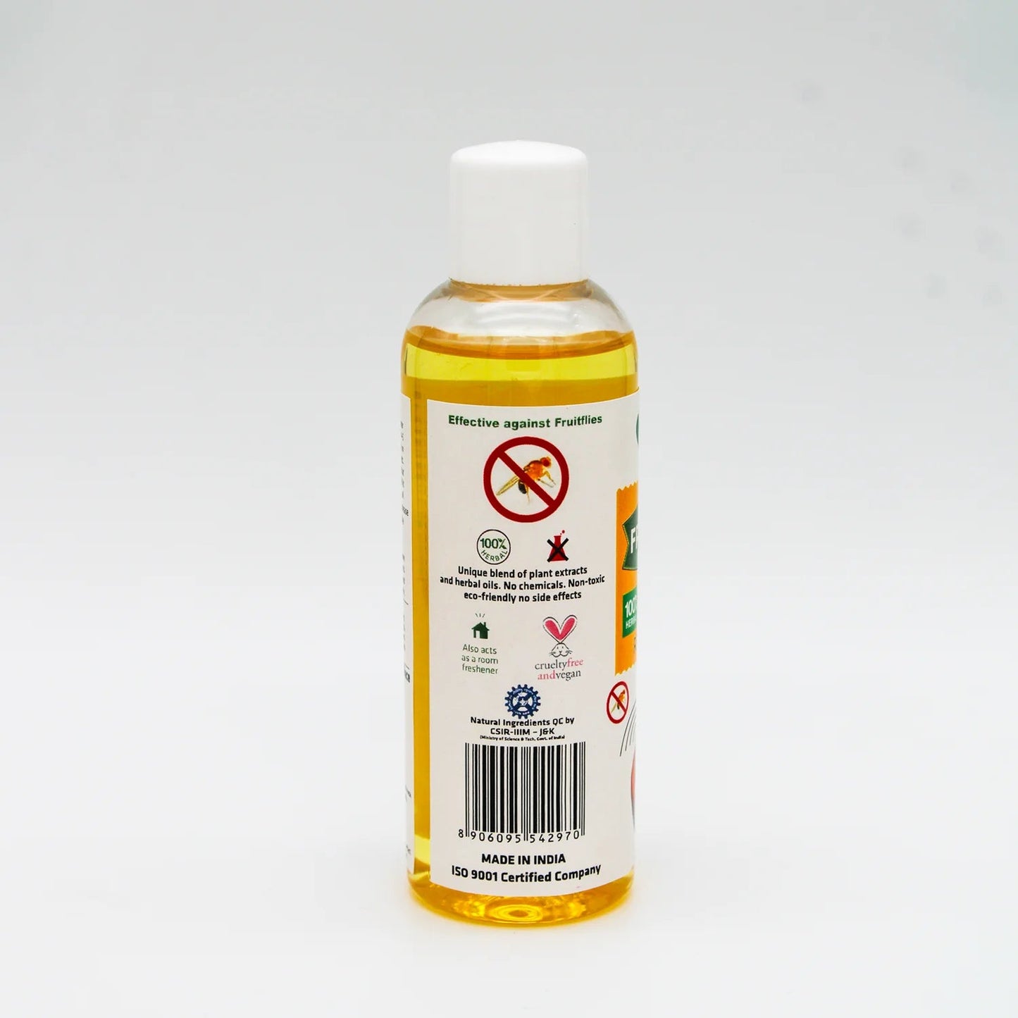Herbal Strategi Fruit Fly Oil 100 ML | 100% Herbal |Unique blend of plant extracts & Herbal oils |No chemicals, Non-Toxic & Eco friendly, No side effects | Also acts as a Room Freshner Better Home Herbal Strategi