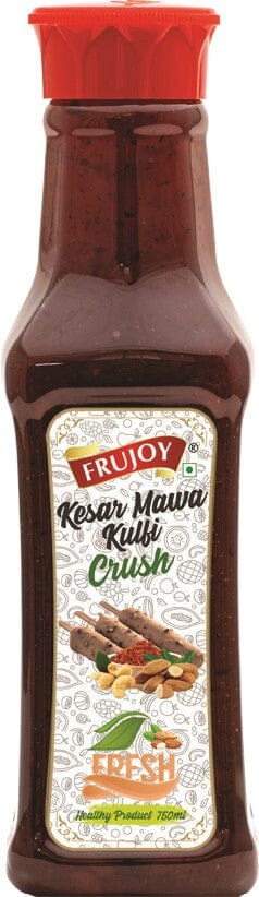 Frujoy Kesar Mawa Kulfi Crush 750ml | For Fruit Mocktail | Cocktail | Cake | Baking Essentials | Juices | Beverages Crush Frujoy