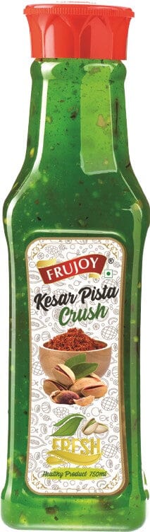 Frujoy Kesar Pista Crush 750ml | For Fruit Mocktail | Cocktail | Cake | Baking Essentials | Juices | Beverages Crush Frujoy