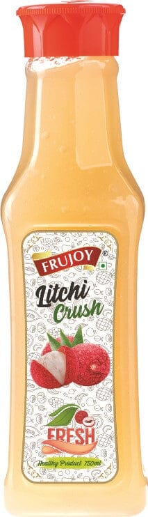 Frujoy Litchi Crush 750ml | For Fruit Mocktail | Cocktail | Cake | Baking Essentials | Juices | Beverages Crush Frujoy