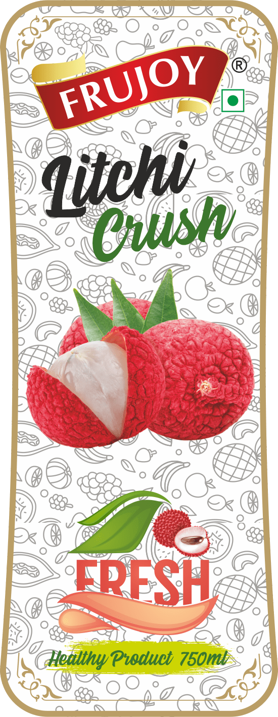 Frujoy Litchi Crush 750ml | For Fruit Mocktail | Cocktail | Cake | Baking Essentials | Juices | Beverages Crush Frujoy