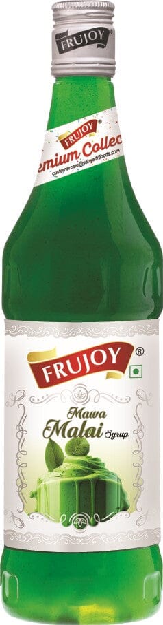 Frujoy Mava Malai syrup 750ml | For Drinks Juices | Fruit Mocktail | Cocktail | Sharbat | Baking Essentials | Beverages Crush Frujoy