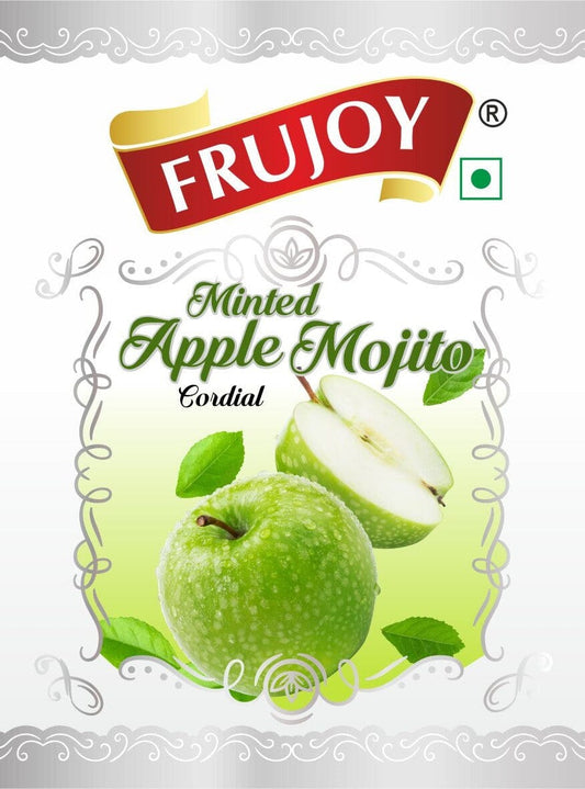Frujoy Minted Green Apple Mint Mojito 750ml | For Drinks Juices | Fruit Mocktail | Cocktail | Sharbat | Baking Essentials | Beverages Crush Frujoy
