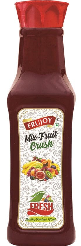 Frujoy Mix Fruit Crush 750ml | For Fruit Mocktail | Cocktail | Cake | Baking Essentials | Juices | Beverages Crush Frujoy